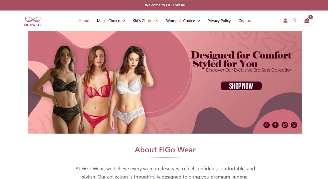 Figo Wear β E-commerce Website